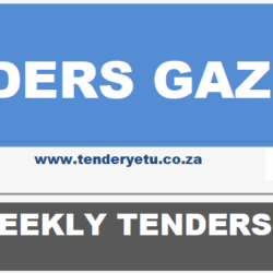 TENDERS GAZETTE SOUTH AFRICA NOTICES AUGUST 22 2025
