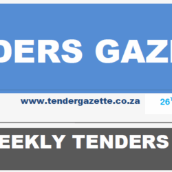 TENDERS GAZETTE 26th SEP-VOL 209