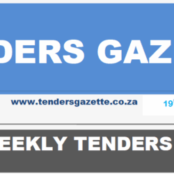 TENDERS GAZETTE SOUTH AFRICA NOTICES SEPTEMBER 19 2025