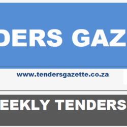 TENDERS GAZETTE SOUTH AFRICA NOTICES OCTOBER 3RD 2025